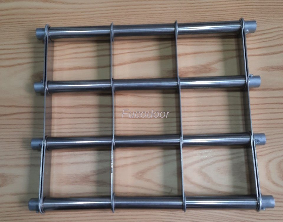 Song Ngang rolling doors with powder coating, Horizontal mesh rolling doors
