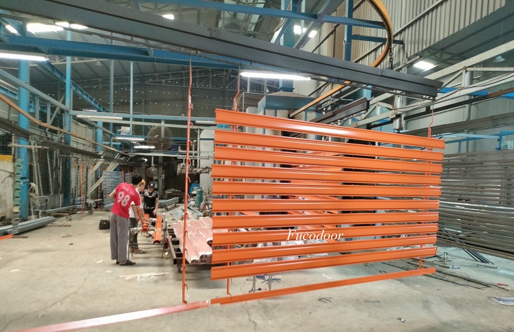 Cửa cuốn siêu trường inox, cửa cuốn siêu trường tại Bắc Giang