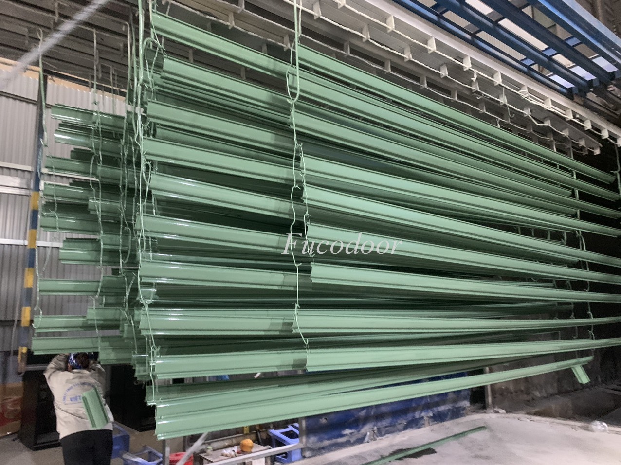 Cửa cuốn siêu trường inox, cửa cuốn siêu trường tại Bắc Giang