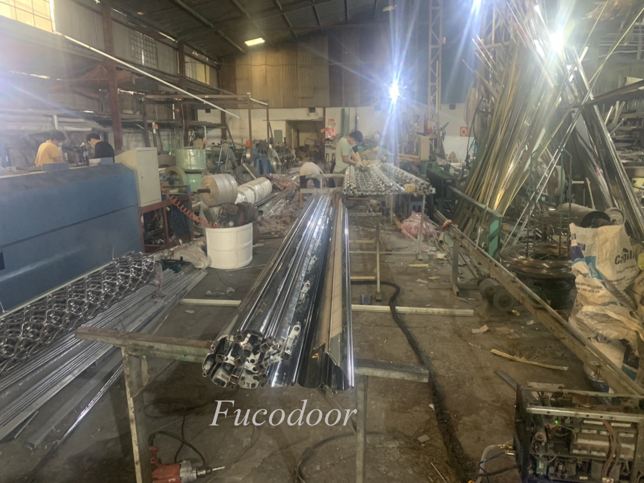 Lắp đặt cửa cuốn Mắt Võng, Cửa cuốn Mắt Võng INOX  tại Hưng Yên