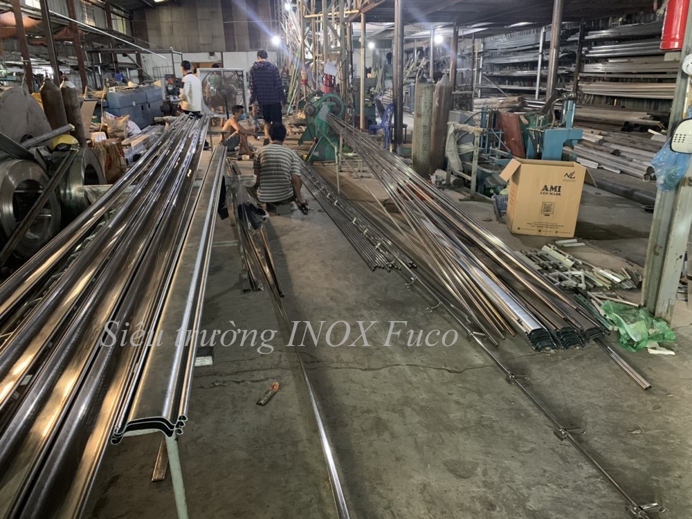 Cửa cuốn siêu trường INOX độ dầy 1.4ly