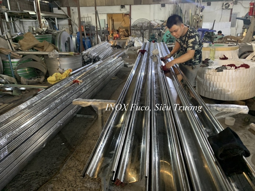 Cửa cuốn siêu trường 1,2ly, Cửa cuốn Siêu Trường INOX dầy 1.2ly tại Vĩnh Phúc