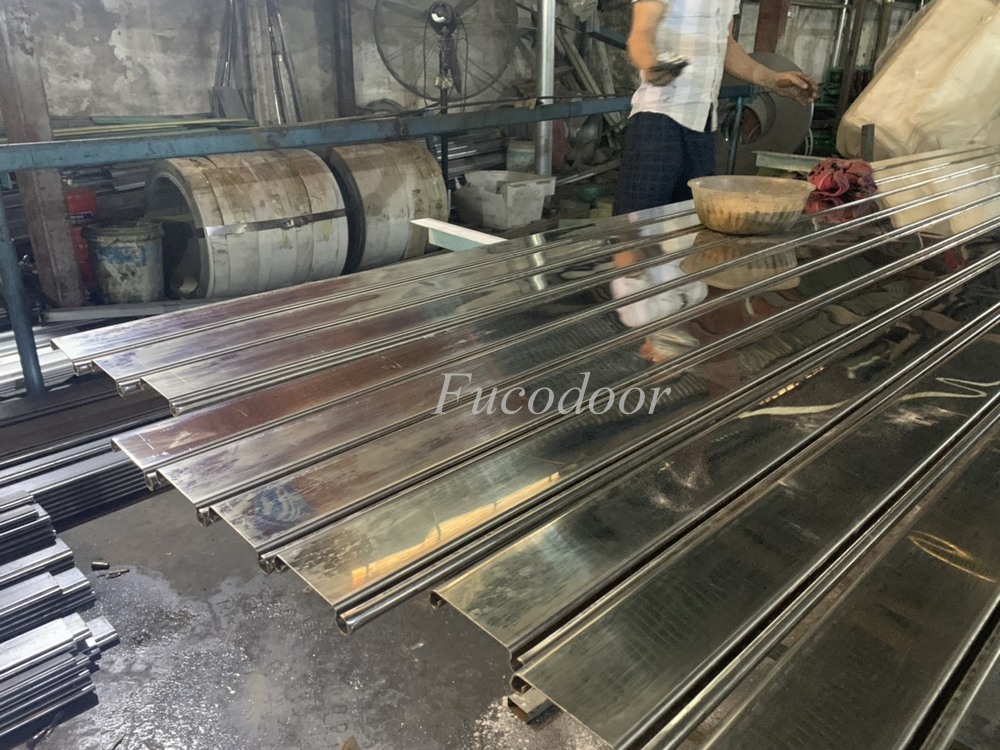 Báo giá cửa cuốn nhà xưởng, Cửa cuốn siêu trường inox tại Hà Tĩnh