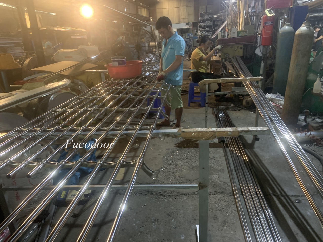 Báo giá cửa cuốn lưới song ngang, Cửa cuốn Song ngang INOX 304 tại Bắc Giang