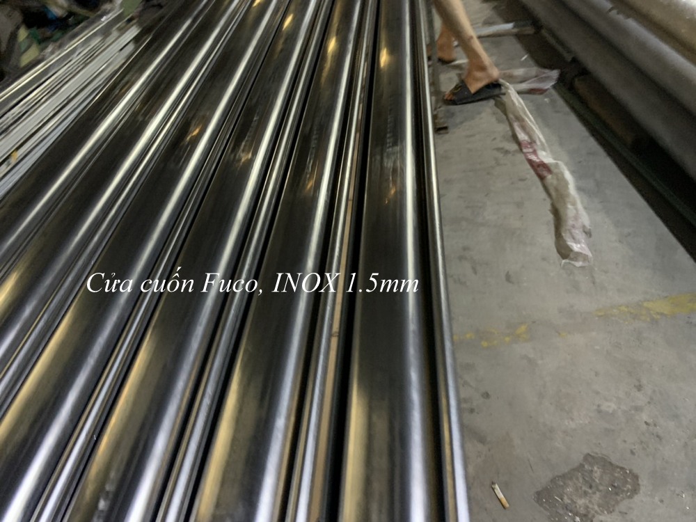cửa cuốn siêu trường INOX 304, Cửa cuốn Nhà Xưởng INOX tại Nam ĐỊnh