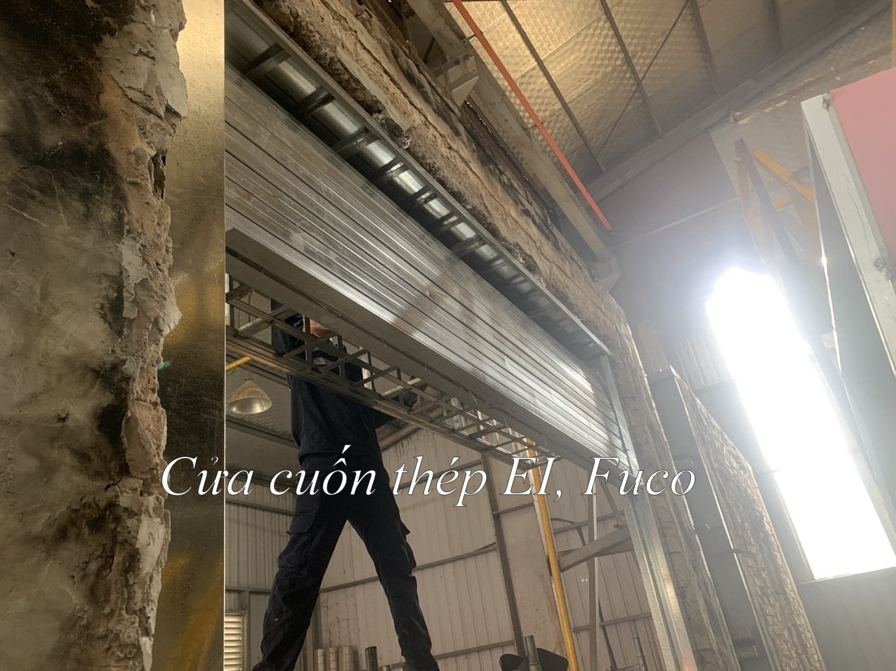 Cửa cuốn chống cháy EI 60 phút, Cửa cuốn ngăn cháy EI, cửa cuốn ngăn cháy EI60, EI70, Thiết bị cửa cuốn ngăn cháy EI