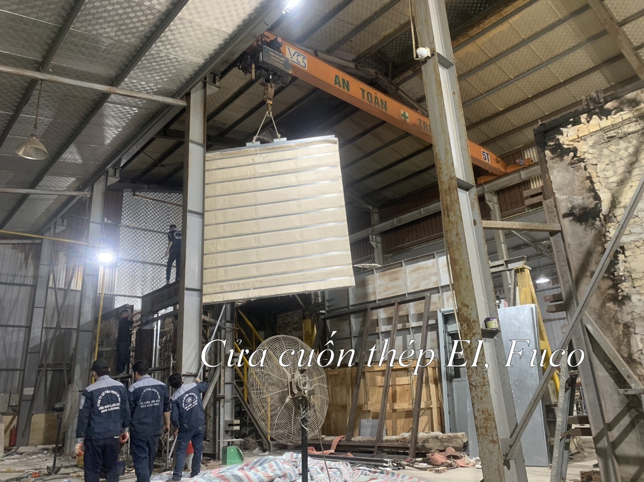Cửa cuốn chống cháy EI 60 phút, Cửa cuốn ngăn cháy EI, cửa cuốn ngăn cháy EI60, EI70