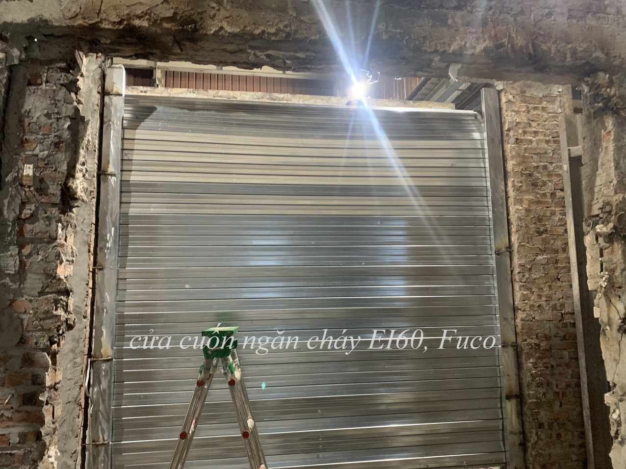 Cửa cuốn ngăn cháy EI, Fuco, cửa cuốn chống cháy EI, như cửa cuốn ngăn cháy 