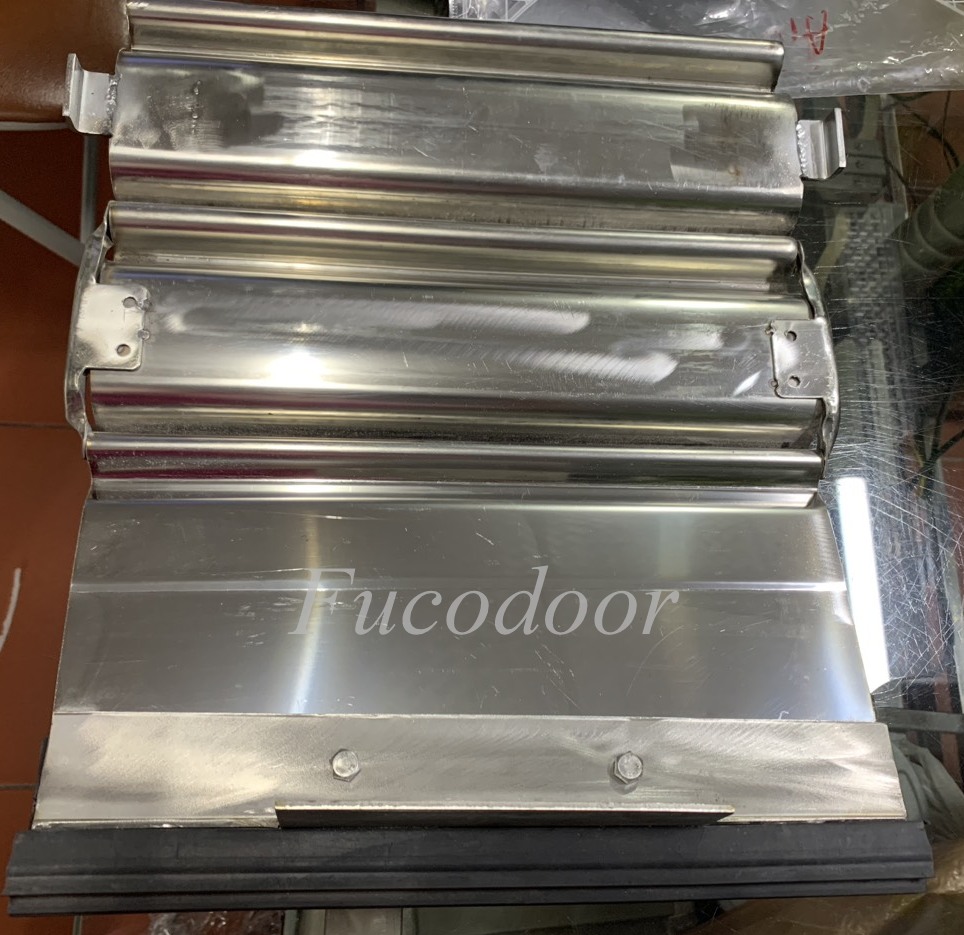 Cửa cuốn siêu trường INOX độ dầy 1.5mm và 1.6ly