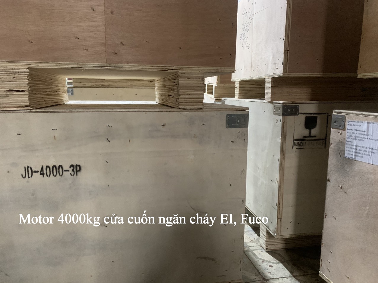 motor cửa cuốn ngăn cháy EI