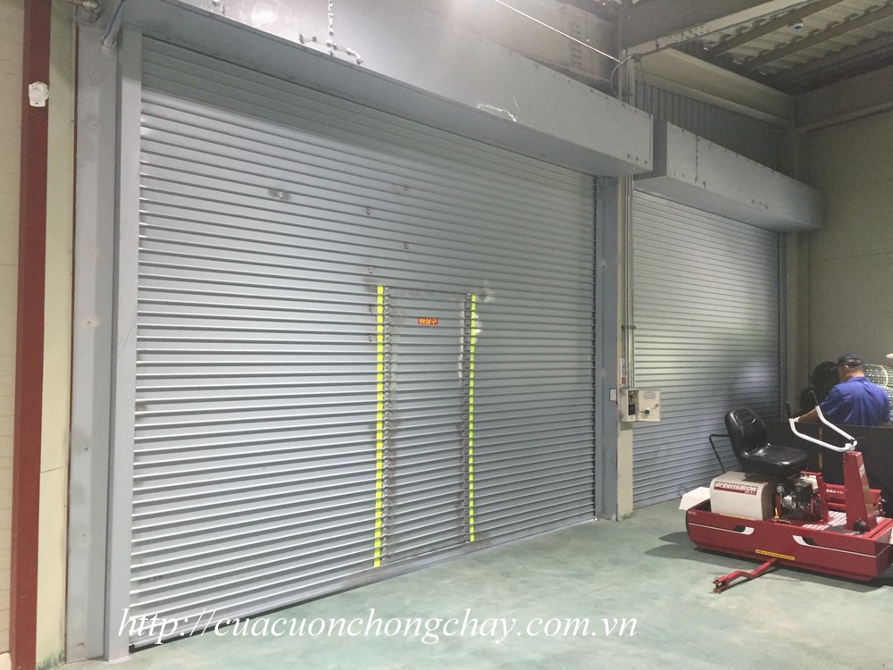 Cửa cuốn chống cháy thép