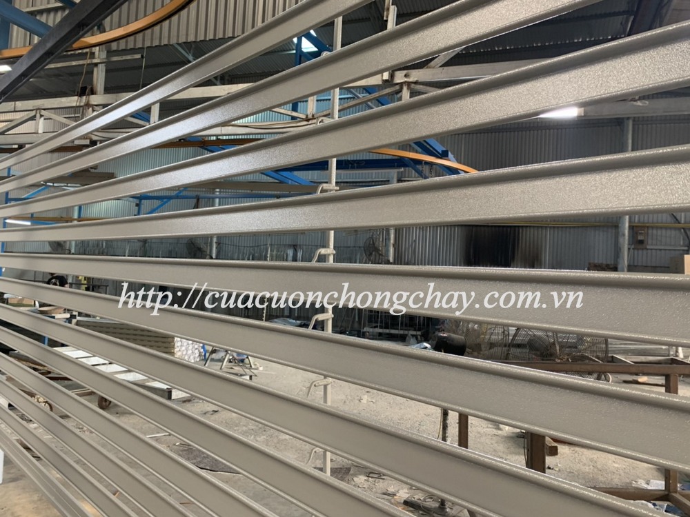 Cửa cuốn chống cháy bằng thép (EGI), FC85 có cửa EXIT