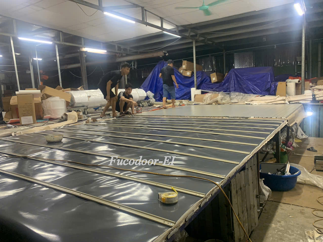 Cửa cuốn chống cháy EI, cửa cuốn ngăn cháy cách nhiệt EI60