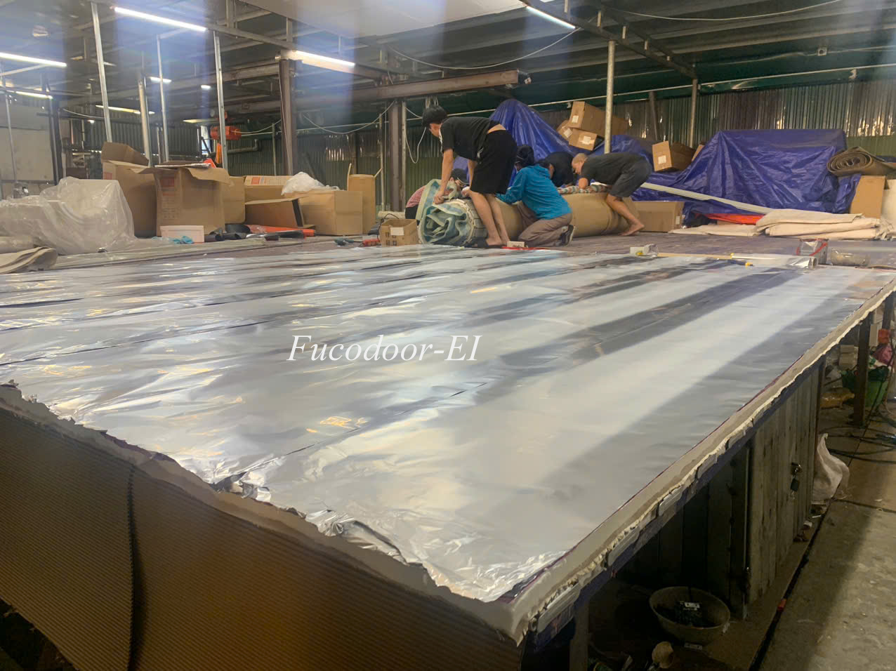Cửa cuốn ngăn cháy cách nhiệt, chống cháy EI, EI 60 phút, EI70
