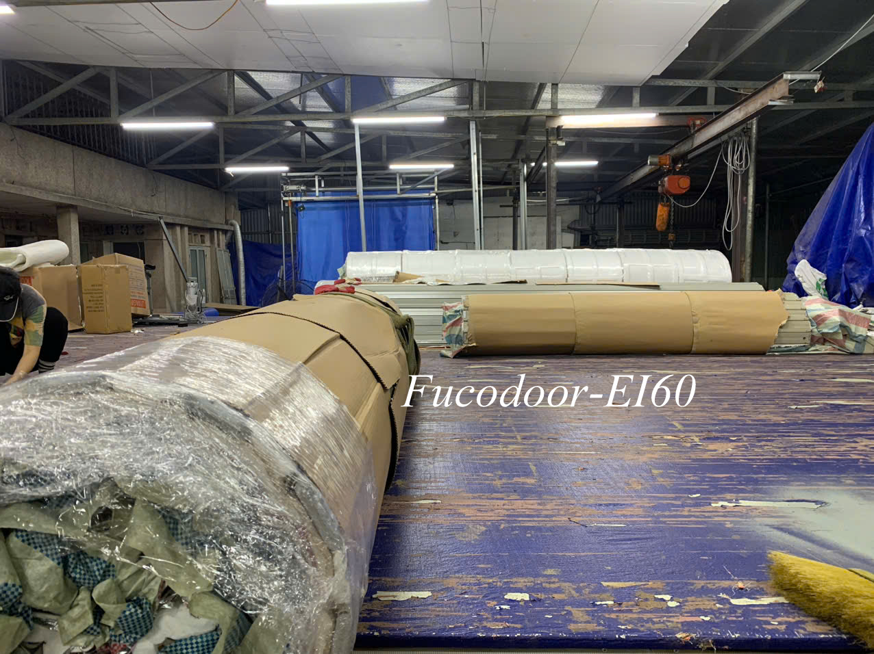 Cửa cuốn ngăn cháy, chống cháy EI 60 Phút, EI70, EI45, EI30, EI15