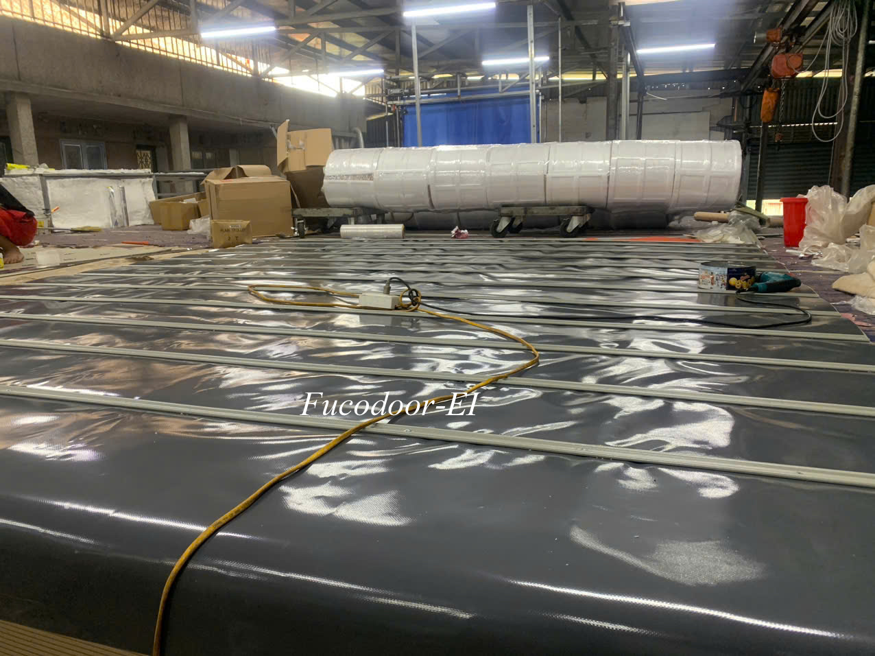 cửa cuốn ngăn cháy EI tại Hải Dương, cửa cuốn ngăn cháy chống cháy cách nhiệt EI tại Hưng Yên