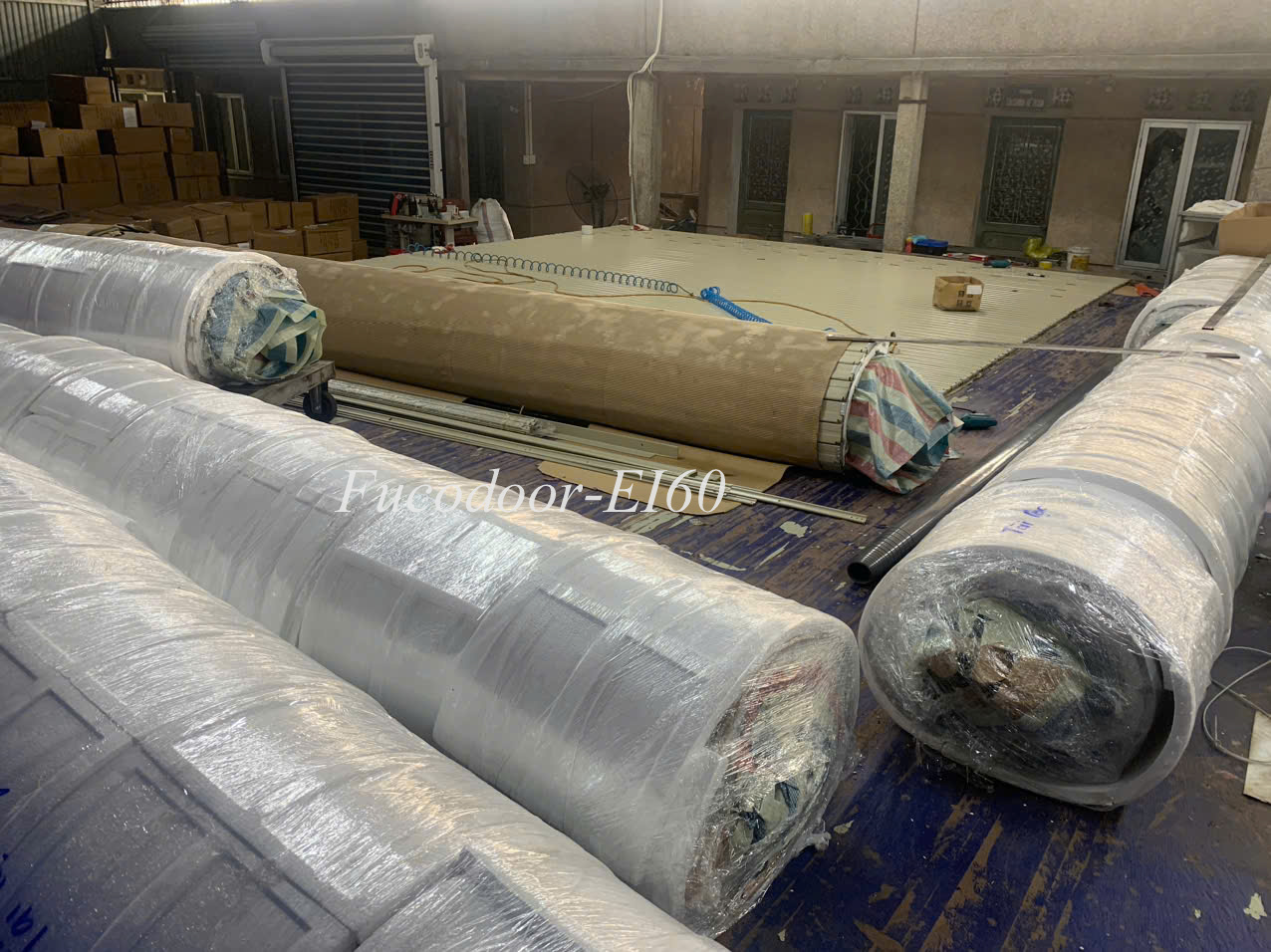 cửa cuốn ngăn cháy chống cháy cách nhiệt EI tại Hưng Yên