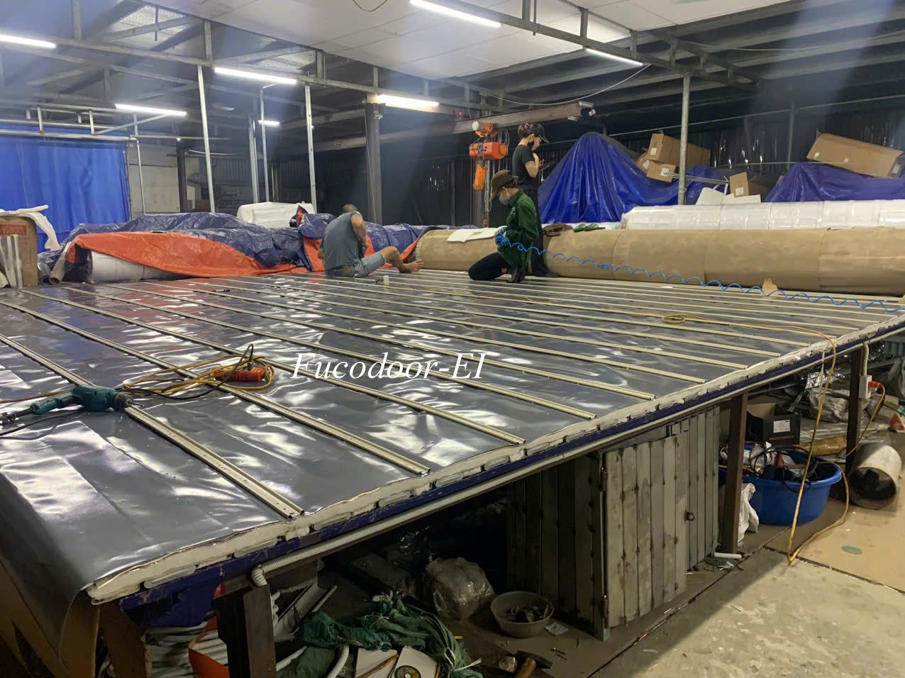 Cửa cuốn chống cháy, ngăn cháy EI-Fuco tại KCN Đông Nam Á (Bắc Tân Tập)