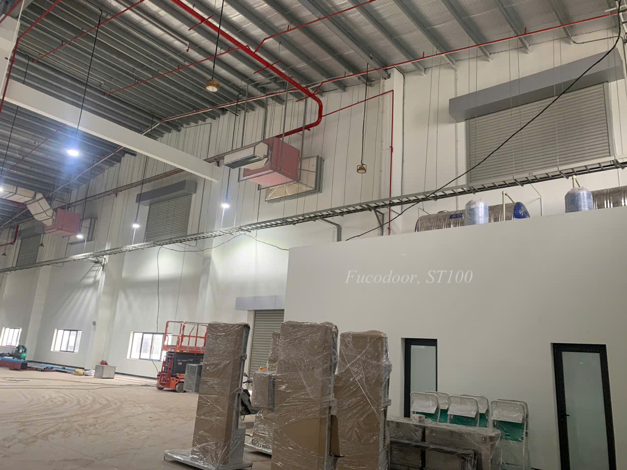 Cửa cuốn siêu trường ST100 tại Thái Bình