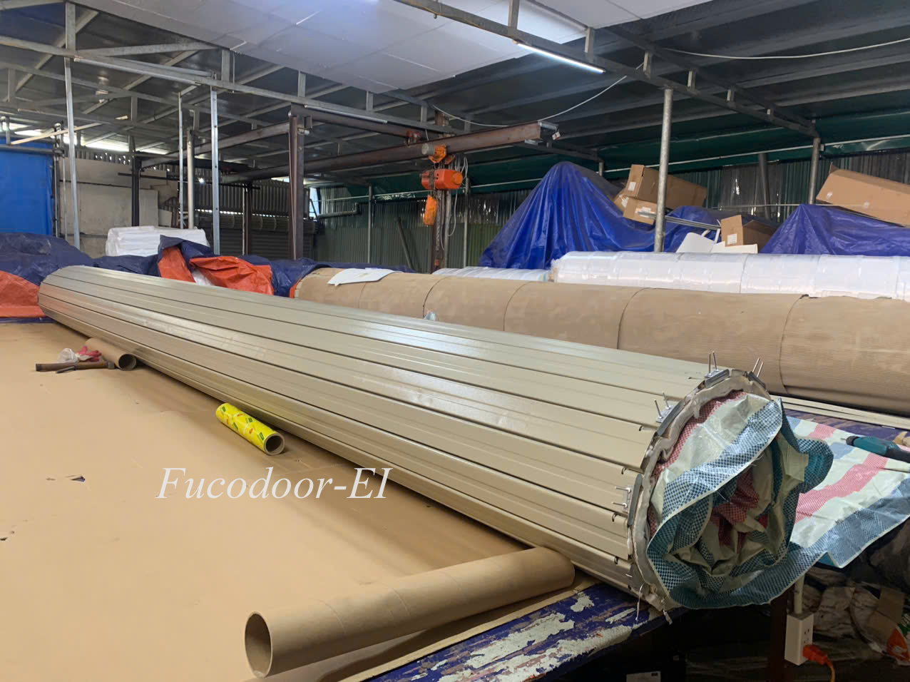 Cửa cuốn chống cháy, ngăn cháy EI, Fucodoor tại Khu công nghiệp Lê Minh Xuân 1
