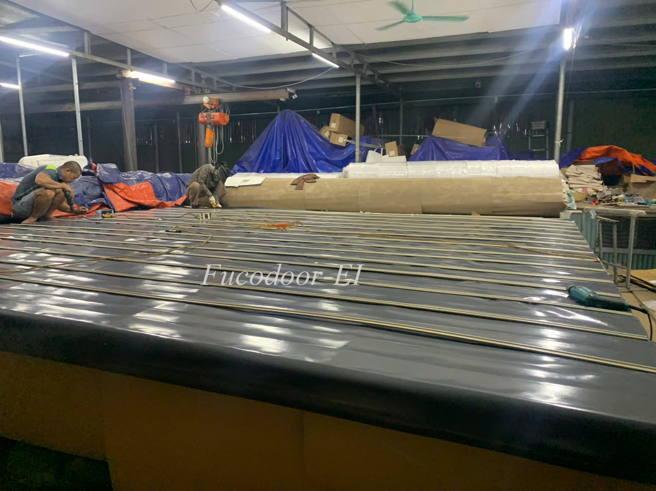 Cửa cuốn chống cháy, ngăn cháy EI, Fucodoor tại Khu công nghiệp Cát Lái 2