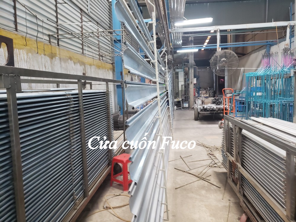 Cửa cuốn chống cháy 1 lớp, cửa cuốn chống cháy FC 100