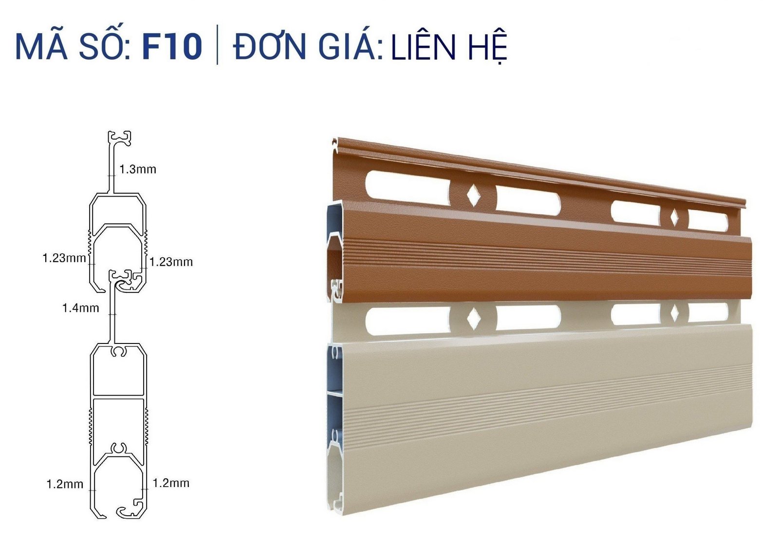 Cửa cuốn Đức Fucodoor F10