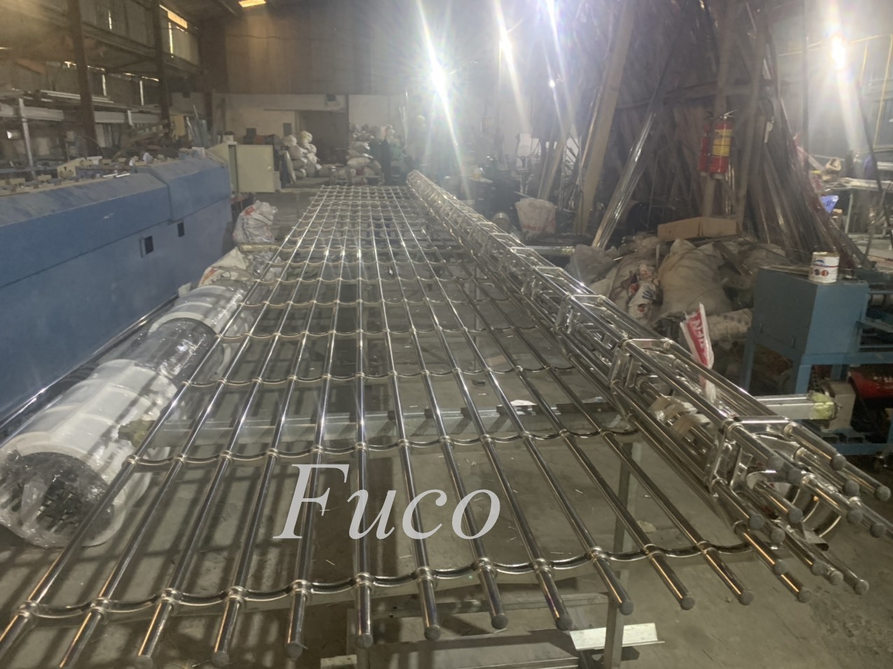 Cửa cuốn song ngang ống tròn 19 và phi 21, INOX 201 và INOX 304