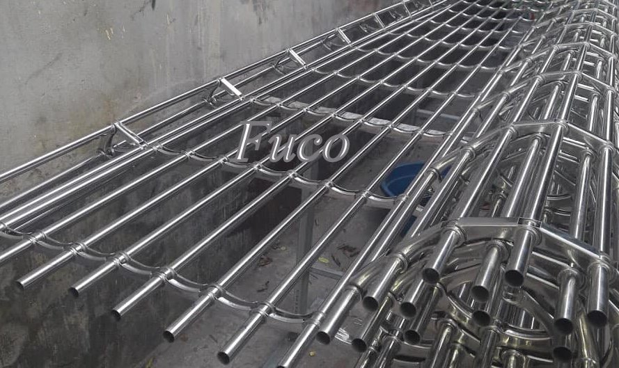 Cửa cuốn song ngang ống tròn 19 và phi 21, INOX 201 và INOX 304