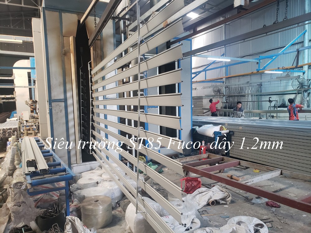  cửa cuốn nhà xưởng, Cửa cuốn siêu trường  tại Vĩnh Phúc