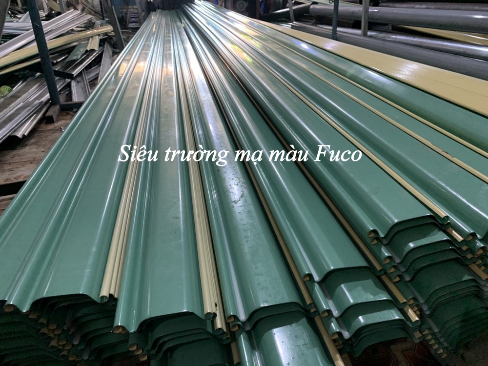 cửa cuốn siêu trường mạ màu 1.2ly