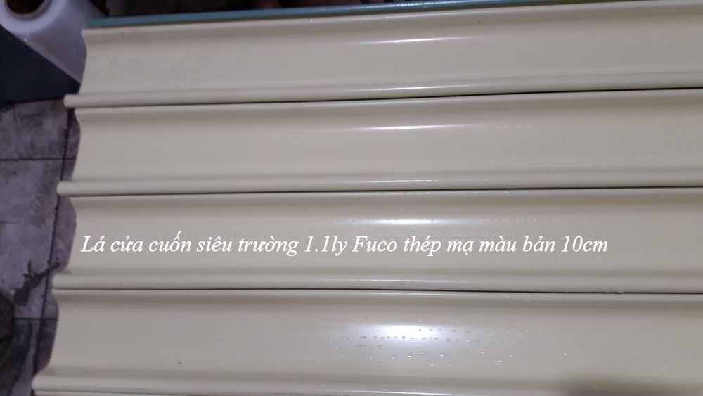 Cty Fuco chuyên sản xuất cửa cuốn siêu trường mạ màu
