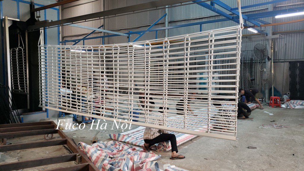 Cửa cuốn song ngang 