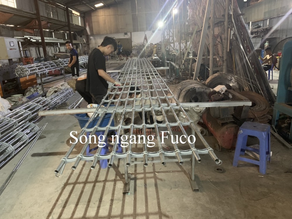 Cửa cuốn song ngang sơn tĩnh điện, cửa cuốn song ngang