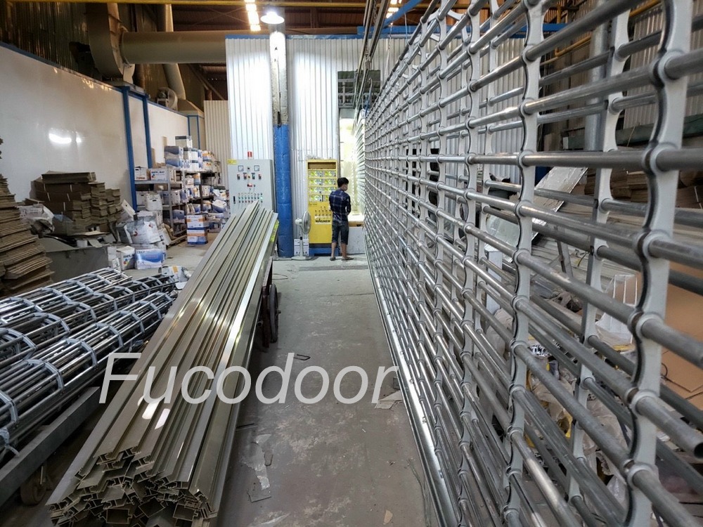 ទ្វាររមូរផ្ដេកការ៉េ ២០ ទ្វាររមូរស្រោបម្សៅ សុងង៉ាំង ១៩
