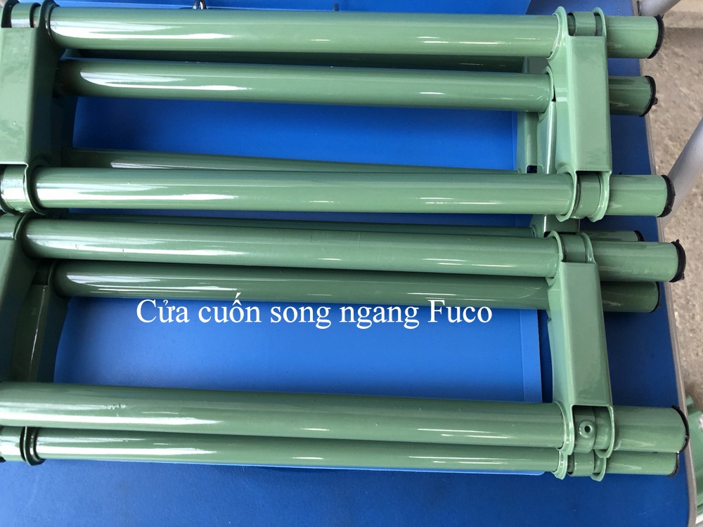 Cửa cuốn song ngang sơn tĩnh điện